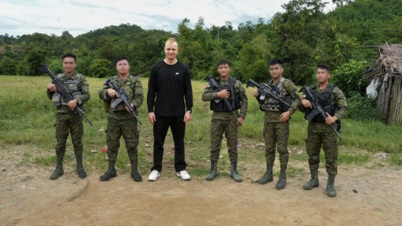 Nathan suojeluarmeijan vartiojoukoilla kanssa