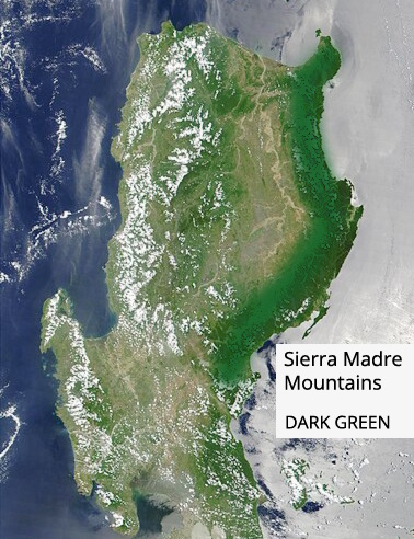 Filippiinit Sierra Madre Mountains